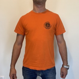 T-shirt - Orange/Black Logo (L)