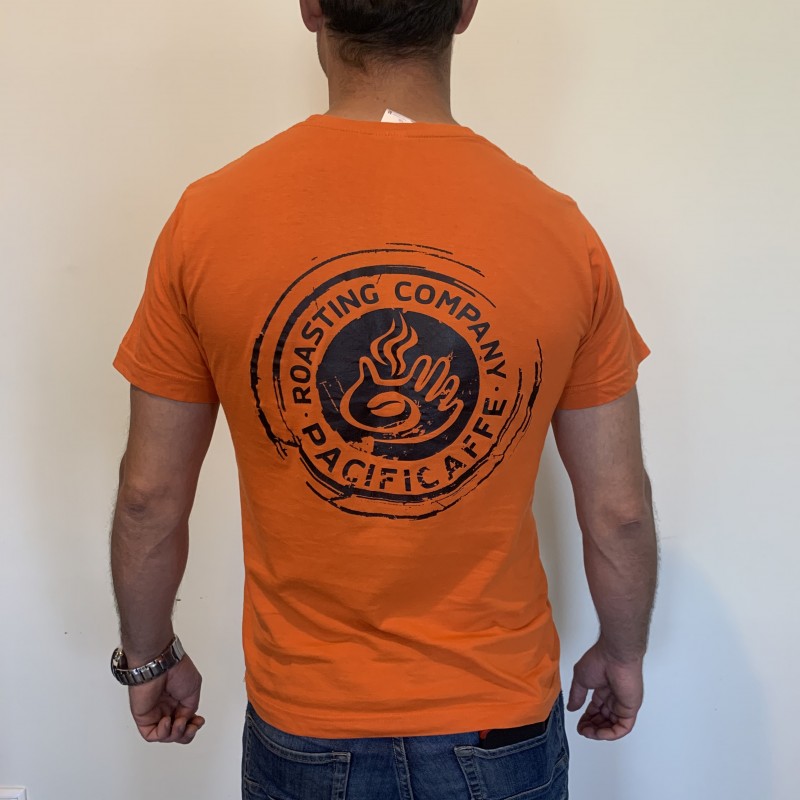 T-shirt - Orange/Black Logo (L)