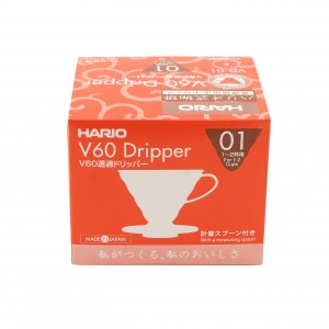 Hario - V60 Dripper 01 Műanyag Piros (1-2 személyes)