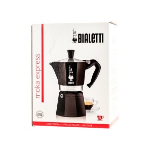 Bialetti - Moka Express Kávéfőző Fekete (6 személyes)